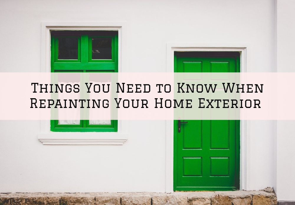 Things You Need to Know When Repainting Your Home Exterior