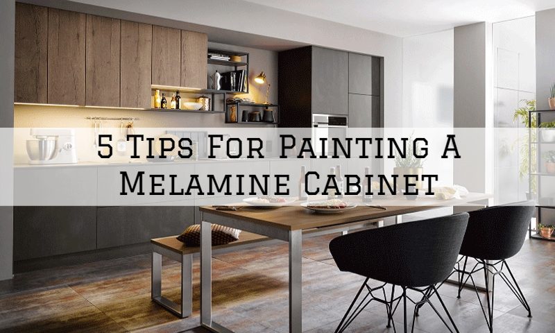 tips for painting a melamine cabinet